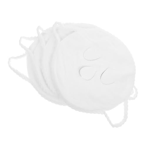 Generisch 4 Stück Fleece Gesichtstuch Komprimiertes Hot Cold Spa Handtuch für Gesichtsdampfer Feuchtigkeitsspendend Wiederverwendbar Leicht und Tragbar für Hautpflege und von Generisch