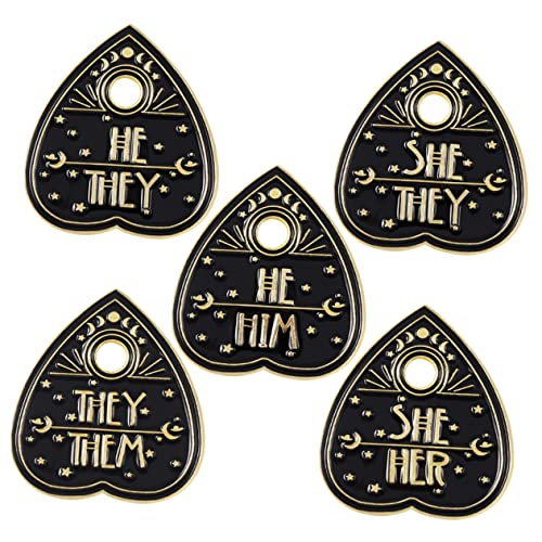 Generisch 5 Stück Teiliges Set Herz Broschen für Kleidung Dekorative Anstecknadeln für Hüte und Schals Kreative Broschen für Damen Strapazierfähigem Gefertigt von Generisch