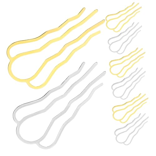 Generisch 8St Haarnadel hair styling haar spangen haarstifte haarbänder haarklammern prom Haarspange Pferdeschwanzhalter Clip Netz Haarstab für Brötchen Haarschmuck für Damen Legierung von Generisch