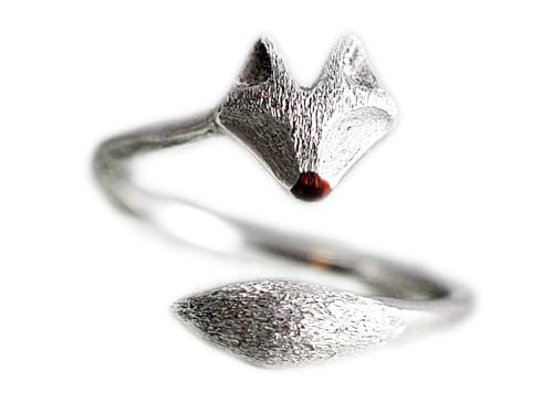 Generisch 925 Silber Fuchs Ring von Generisch