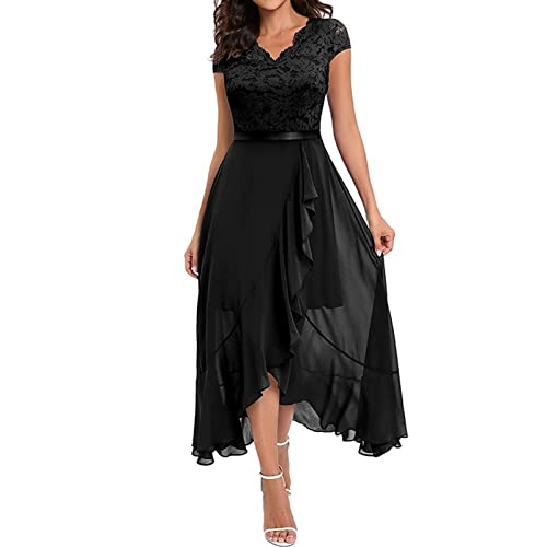 Generisch Abendkleider Damen Jugendweihe Brautjungfernkleider Cocktailkleid Elegant Für Hochzeit Gast Festliches Kleid Neckholder Konfirmationskleider Abendkleider Partykleid Abschlusskleid von Generisch