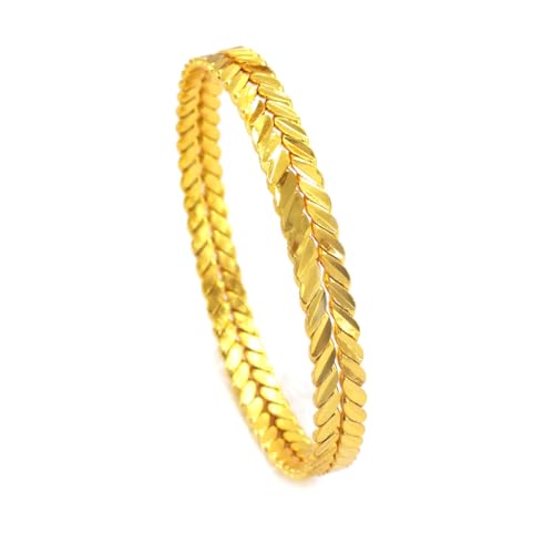Generisch Adana Burma Bilezik Basak Model Gold Armreif 22 Karat Vergoldet Altin Bileklik Kuyumcu 8mm (6,8 (L)) von Generisch