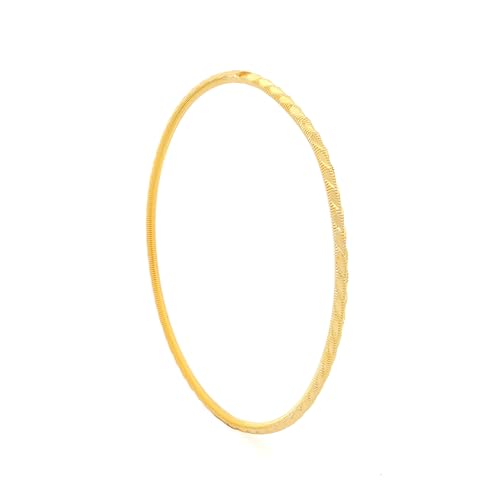 Generisch Ajda Bilezik Basak Armreifen Gold Armreif 22 Karat echt Vergoldet Altin Bileklik Kuyumcu Bangle (6.4 (S)) von Generisch