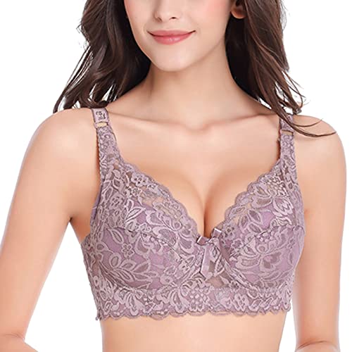 Generisch Amazon Outlet Angebote Sale Damen, Damen-BHS, Damen Push Up BH mit Blumen Spitze Schalen Bügel BH Gepolstert Elegant Komfort BH Alltag Dessous Sport Basic Büstenhalter, Angebote des Tages von Generisch