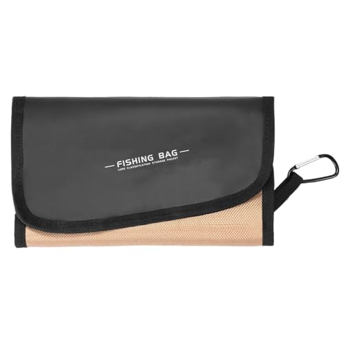 Generisch Angeltasche - wasserdichte Kleine Angel Tasche - Tragbarer Entfernbarer Köder Aufbewahrungsbeutel Für Herren Damen Fluss Vater Surf Süßwasser Boot See Kajak Teich von Generisch