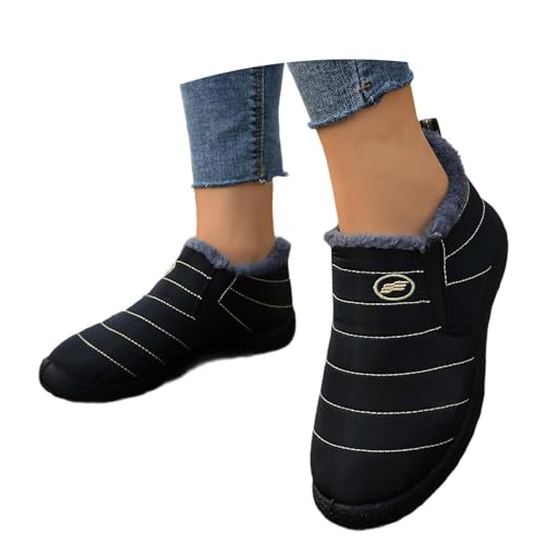 Generisch Ankle Boots Damen Veloursleder Overknee Stiefel Schnürstiefel rutschfest Lockerer Schaft-Design für lässigen Look rutschfeste Laufsohle Trendiges Winter-Outfit von Generisch