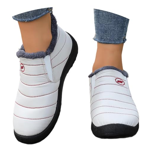 Generisch Ankle Boots Damen Veloursleder Overknee Stiefel Schnürstiefel Rutschfest Lockerer Schaft-Design für lässigen Look Rutschfeste Laufsohle Trendiges Winter-Outfit von Generisch
