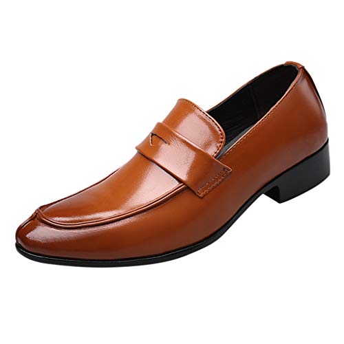 Generisch Anzugschuhe Herren Beige Schlupfschuhe mit Absatz Loafers Slipper Slip Businessschuhe Modische Hochzeitsschuhe Mokassin Formale Schuhe Bequeme Arbeitsschuhe Schlichter Freizeitschuhe Generisch Anzugschuhe Herren Beige Schlupfschuhe mit Absatz Loafers Slipper Slip Businessschuhe Modische Hochzeitsschuhe Mokassin Formale Schuhe Bequeme Arbeitsschuhe Schlichter Freizeitschuhe von Generisch