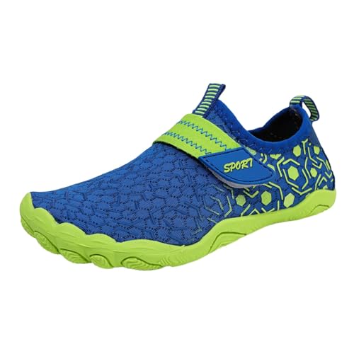 Generisch Aquaschuhe Kinder Wasserschuhe für Jungen Mädchen Schnell Trocknend Strandschuhe Surfschuhe Badeschuhe Atmungsaktive Schwimmschuhe rutschfeste Barfußschuhe Outdoor-Aqua-Socken von Generisch