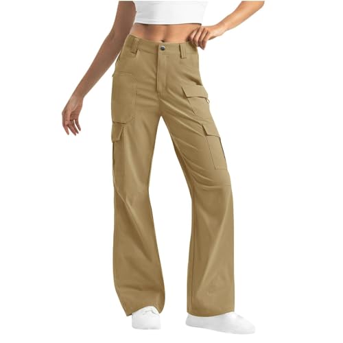 Generisch Arbeitshose Stretch Damen Damen Arbeitshose Stretch Arbeitshose Frauen Cargohose Damen Schwarz Rote Cargohose Damen Cargohose Damen Baggy Leichte Jogginghose Damen Wanderhose Zip Off Damen von Generisch