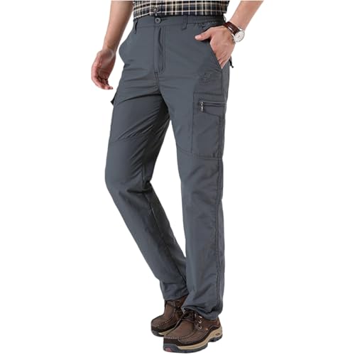 Generisch Arbeitskleidung Schnittschutzhose Herren Arbeitshose Hose Kleidung Arbeitslatzhose Bottoms Arbeitshosen Cordhose Cargo Jeans Hosen Modern Schwarze Pants Stretch Jogginghose von Generisch