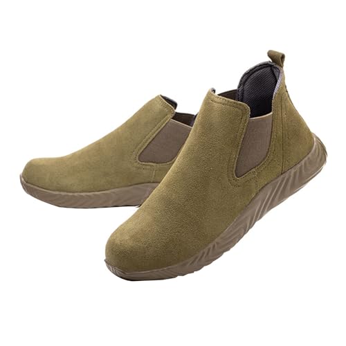 Generisch Arbeitsschuhe Herren Leicht Sicherheitsschuhe Sportlich Stahlkappenschuhe rutschfest Atmungsaktiv Arbeitsschutzschuhe Schutzschuhe-Numeric_37 von Generisch