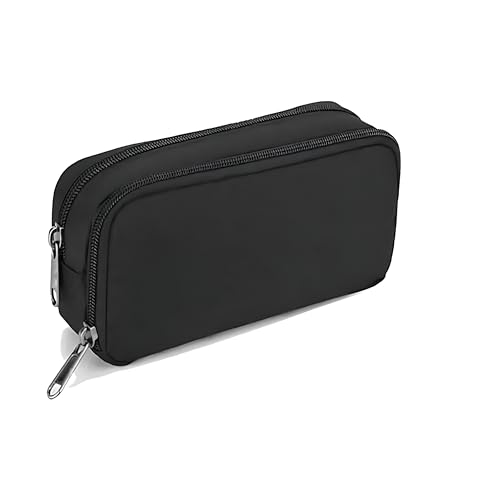 Generisch Artist Carry-All Roll - XXL Capacity for 200+ Brushes & Pens, Waterproof Studio Organizer (Matte Black) von Generisch