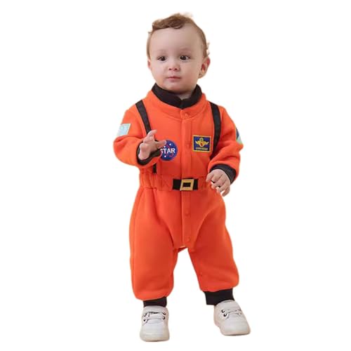 Generisch Astronauten Kostüm Kinder Baby Junge Space Kostüm Karneval Kostüm Baby - Space Kostüm Weltall Kostüm Overall Astronauten Kostüm Für Karneval Halloween Fasching von Generisch