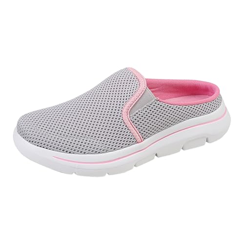 Generisch Atmungsaktiv Schuhe Damen Halbe Hausschuhe - Slip On Bequeme Freizeitschuhe Sommerschuhe - Fitness Running Outdoor Walkingschuhe Turnschuhe Leicht Damenschuhe Weicher Sohle FüR Paar von Generisch