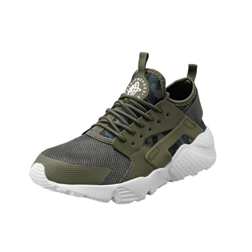 Generisch Atmungsaktive Mesh Sportschuhe lässige und vielseitige leichte und weiche Sohle verschleißfeste Laufschuhe EU 36-47 (grün,38) von Generisch