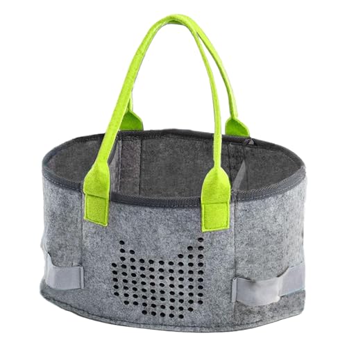 Generisch Audio Player Case, Portable Hearing Doll Storage Suitcase, Multifunctional Felt Cloth Bag for Player Starter Set and Musical Instrument Accessories von Generisch