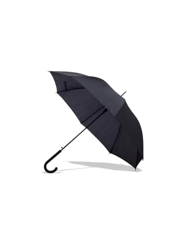 Generisch Automatik-Regenschirm Fribourg,Stabil Sturmsicher Windfest,schwarz von Generisch