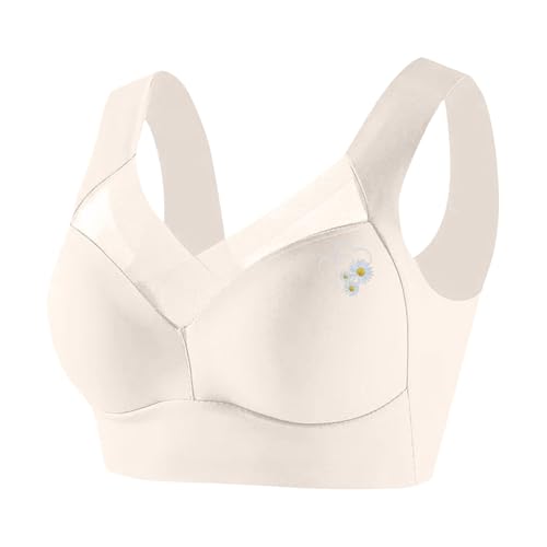 Generisch BH Damen Ohne Bügel Klassische Einfarbig Bra Push Up BH Bequemer Atmungsaktive Büstenhalter V-Ausschnitt Soft Komfort Schlaf Unterwäsche Hautfreundlich Haltungskorrektur Rücken Damen Generisch BH Damen Ohne Bügel Klassische Einfarbig Bra Push Up BH Bequemer Atmungsaktive Büstenhalter V-Ausschnitt Soft Komfort Schlaf Unterwäsche Hautfreundlich Haltungskorrektur Rücken Damen von Generisch