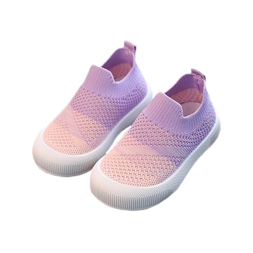 Generisch Baby Junge Mädchen Weicher Lauflernschuhe Krabbelschuhe rutschfeste, Barfußgefühl, Lauflernschuhe & Babyschuhe Hüttenschuhe Sockenschuhe für Mädchen Junge von Generisch