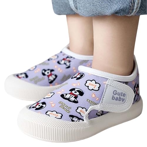 Generisch Baby Jungen Mädchen Lauflernschuhe Babyschuhe mit aufgenähter und Rutschfester Sohle Hallenschuhe Draußen von Generisch