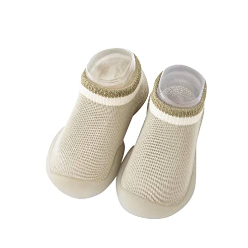 Generisch Baby Kleidung Kleinkind Schuhe Jungen Mädchen Boden Sport Socken Schuhe Einfarbig Leicht Bequem (A, 25 Toddler) von Generisch