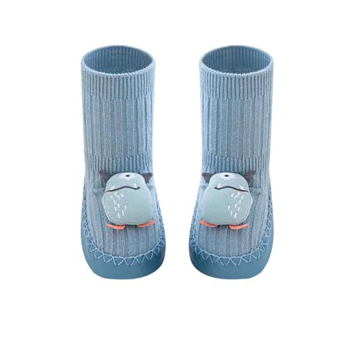 Generisch Baby Lauflernschuhe Kinder Barfußschuhe für Mädchen Jungen rutschfeste Barfußschuhe Weicher Stricken Hausschuhe Leichte Slip-on Turnschuhe Weiche Sohle Haussocken von Generisch