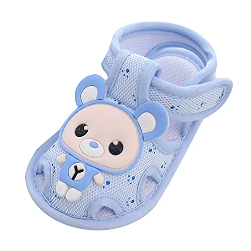 Generisch Baby Sandalen Silber Babyschuhe Mode Off Shelf Flache Sandalen Baby Kleinkind Schuhe Toe Toe Sandalen Wasserschuhe Erwachsene (Blue, 19 Infant) von Generisch