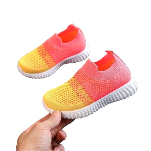 Generisch Baby Schuhe Mädchen Junge Lauflernschuhe Barfußschuhe Elastischer Knöchel rutschfeste Babyhausschuhe Baby Turnschuhe Jungen Mädchen Sneaker von Generisch