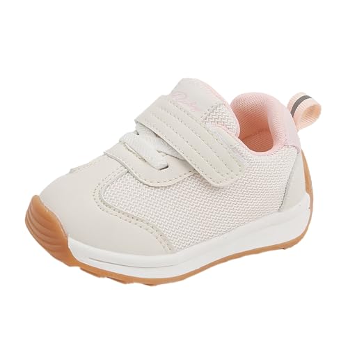 Generisch Baby Sneakers Atmungsaktive Sportschuhe für Kleinkinder Leichte -Mesh Turnschuhe mit Rutschfestem Design Moderne Funktionsschuhe für Kinder (Red, 21 Toddler) von Generisch