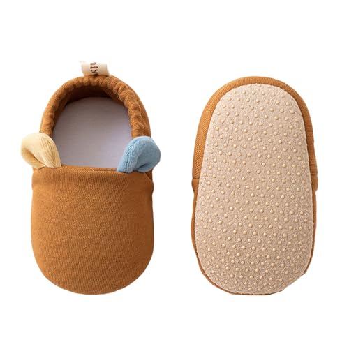 Generisch Baby Sneakers mit weicher Sohle als erste Schuhe für Kleinkinder Jungen Mädchen bequem atmungsaktiv leicht lässig (Brown, 20.5 Toddler) von Generisch