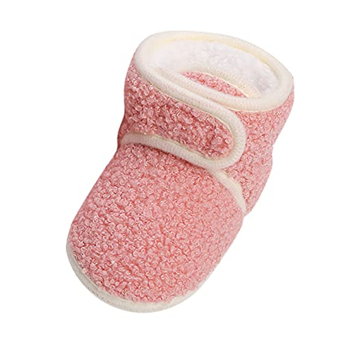 Generisch Baby Stiefel Warme Fleece Boots Atmungsaktive rutschfeste Schuhe Für Kleinkinder Bequeme Wintermodedruck Kinderstiefel (22 Toddler) von Generisch