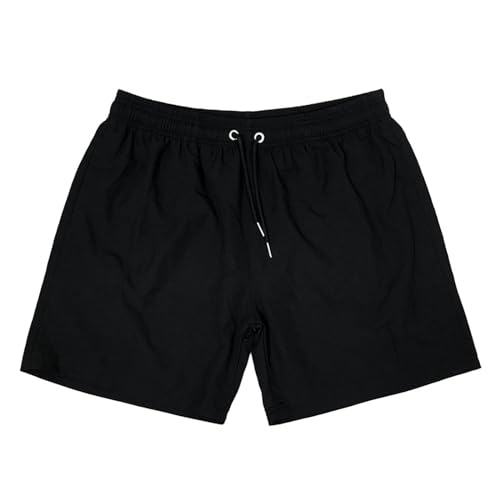 Generisch Badehose Durchbräunend Atmungsaktiv Blau Trainingsshorts Stretch Slip Knielang Sommer Strandshorts Rot Orange Badeshorts Schwarz mit Tunnelzug Surf Shorts Freizeit Short von Generisch