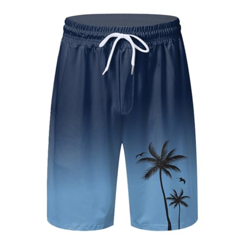 Generisch Badehose Herren Lang Badeshorts Männer mit Innenhose Schwimmhosen Knielang Strandshorts Jungen Bademode für Herren Surfen Schnelltrocknend XS-XXL von Generisch