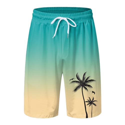 Generisch Badehose Herren Lang Badeshorts Männer mit Innenhose Schwimmhosen Knielang Strandshorts Jungen Bademode für Herren Surfen Schnelltrocknend XS-XXL von Generisch