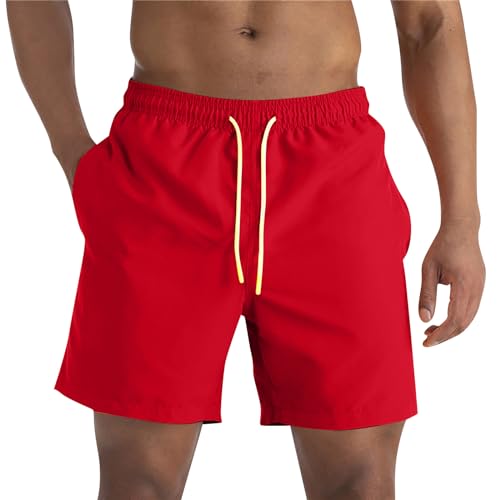 Generisch Badehose Herren Men Shorts Kurz Lang Badeshorts Jungen 176 4XL Mit Innenhose Sportbekleidung Sport Mann Kurze Sporthose Bikini Schwimmanzug von Generisch