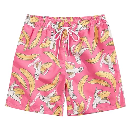 Generisch Badehose Männer Boardshorts Für Männer Surfen Strandhose Sporthose Kurz Freizeit Short Mit Innenslip Kurzen Strandhose Männer Jungen Schwimmhose Badehose Schnelltrocknend Badeshorts von Generisch