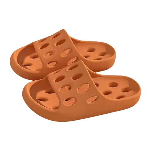 Generisch Badelatschen Damen Herren Rutschfest Duschschuhe Schnelltrocknend Badeschlappen Reiseschuhe Mit Löchern Leicht Badeschuhe Sommer Offenen Hausschuhe Unisex Home Slippers Flach Pantoletten von Generisch