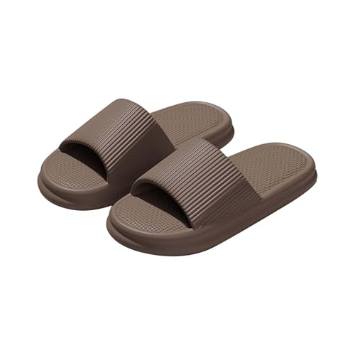 Generisch Badelatschen Damen Herren Sommer Badeschuhe Strand Hausschuhe Super Weich Leichte Pantoffeln Bequeme Schnelltrocknend Hausschuhe Einfarbig Freizeitpantoffeln von Generisch