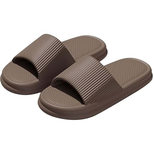 Generisch Badeschuhe Herren Damen Slippers Wolke Schlappen Super Weich rutschfest Badelatschen Hausschuhe Sommer Pantoletten Badeschlappen Flip Flops von Generisch