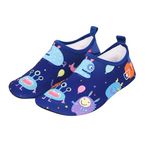 Generisch Badeschuhe Kinder Jungen Mädchen Wasserschuhe Strandschuhe Surf Atmungsaktiv Schwimmschuhe Aquaschuhe Schnell Trocknend Beach rutschfeste Barfussschuhe Neoprenschuhe 23-35 von Generisch