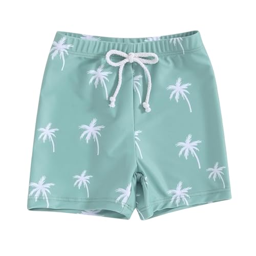 Generisch Badeshorts Baby Jungen Badehose mit Verstellbare Tunnelzug Kinder Schnelltrocknend Schwimmhose Junge Hawaii Badehosen Kleinkinder Sommer Uv-Schutz Schwimmshorts Strand 2 in 1 Boardshorts von Generisch