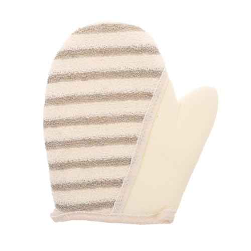 Generisch Badetuch duschbürste körperbürste Handschuhe reiben Spa-Handschuh Naturfaserhandschuh Pediküre Tücher Reinigungsprodukte Reiniger Hautreinigungshandschuh Badehandschuh Flachs von Generisch