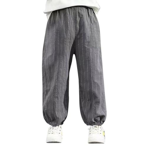 Generisch Baggy Jeans Jungs Straight Vintage Mit Elastischem Bund Bermuda Teenager Y2k Kurze Hose Taschen Kleidung Sommerhose Für Jungen 4-13 Jahre von Generisch
