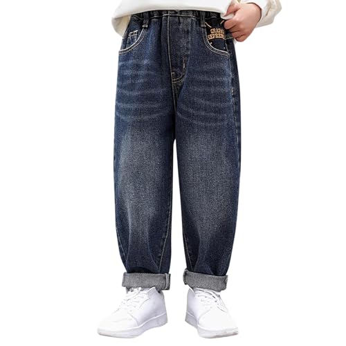 Generisch Baggy Jeanshosen,Jungs 164 Weites Bein Jeans Rapper Kostüm Kinder Barrel Denim Hose Straight Leg Denimhose Elastischem Bund Cargo Jeans Mode Stretch Streetwear Frühling Freizeithose,Blau Generisch Baggy Jeanshosen,Jungs 164 Weites Bein Jeans Rapper Kostüm Kinder Barrel Denim Hose Straight Leg Denimhose Elastischem Bund Cargo Jeans Mode Stretch Streetwear Frühling Freizeithose,Blau von Generisch