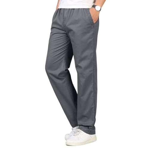 Generisch Baggy Jogginghose Herren Chino Hose Stretch Wanderhose Wasserdicht Sommer Cargohose Wanderschuhe Beige Sweathose Sporthose Trekkinghose Weisse Stoffhose Elegant Freizeithosen für Lang von Generisch