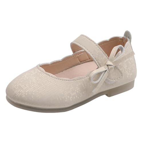 Generisch Ballettschuhe Mädchen Runde Kappe Lackleder Oberteil Mit Schleifen Detail Weiche Sohle Für Formelle Anlässe Tanztraining Prinzessin Stil von Generisch