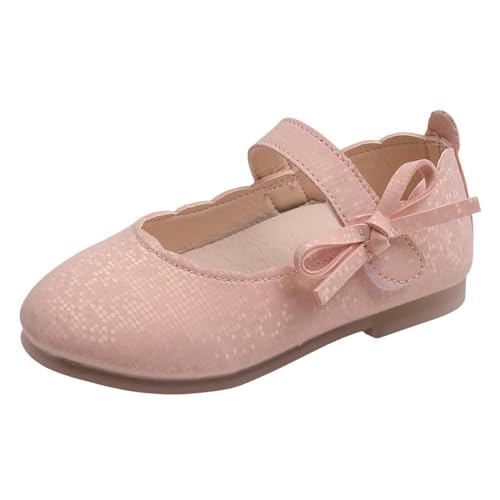 Generisch Ballettschuhe Mädchen Runde Kappe Lackleder Oberteil Mit Schleifen Detail Weiche Sohle Für Formelle Anlässe Tanztraining Prinzessin Stil von Generisch