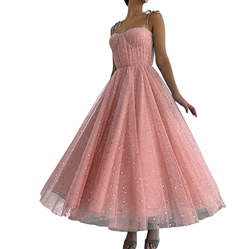 Generisch Ballkleider Damen Mit Ärmel Glitzer Elegant Brautkleid Rockabilly Kleider Spitze Knielang Festlich Ballkleid Brautjungfernkleider Lang Schwarz Kurz Für Hochzeit Abendkleider Cocktailkleid von Generisch