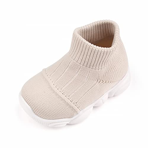 Generisch Barfußschuhe Baby, Krabbelschuhe Baby Sommer Cosy Roots Lauflernschuhe Babyschuhe Schuhe Barfussschuhe Barfußschuhe Kinder Für Mädchen Junge Kleinkind, Beige, 19 EU von Generisch